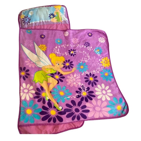 Disney Other Tinker Bell Nap Mat Roll Up With A Carrying Handle And